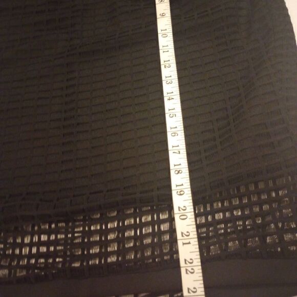 Ashley Stewart mesh overlay elastic waist skirt - Picture 10 of 11